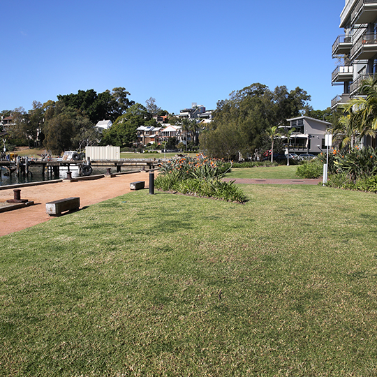 Colgate Avenue Reserve park view